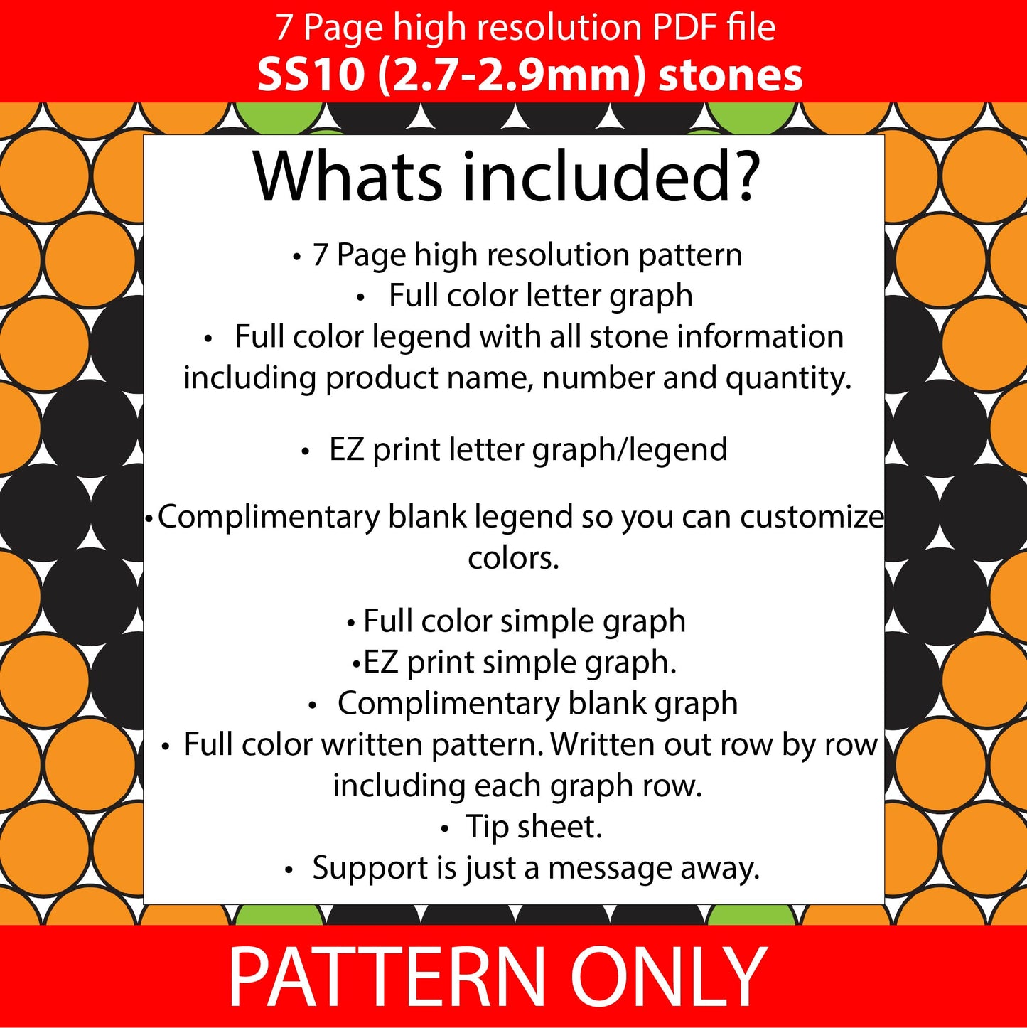 SS10 (2.7-2.9mm) Argyle Halloween bling pen,bling pen template,Rhinestone pen pattern,Graph template,Rhinestone template,diy,dotz,halloween,spooky diamonds