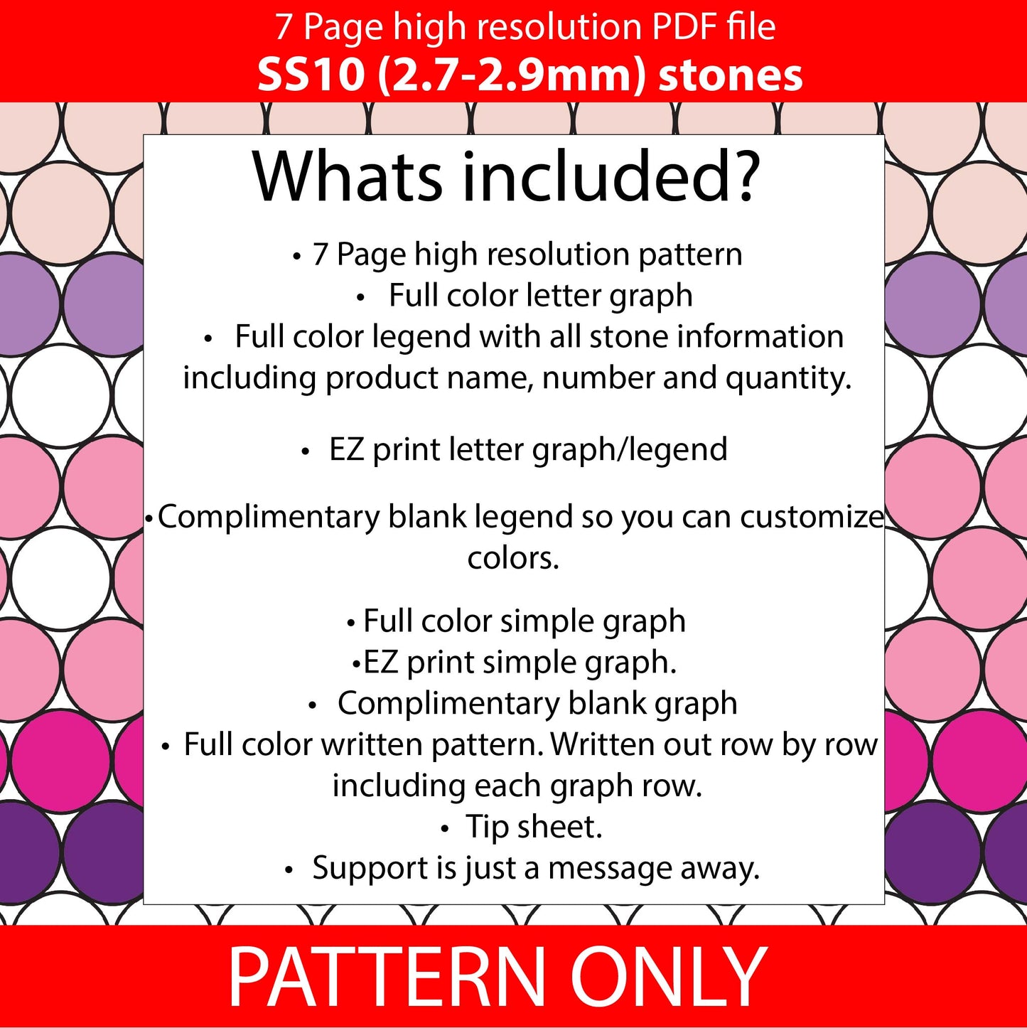 SS10 (2.7-2.9mm) Valentine Serape bling pen template,rhinestone pen pattern, bling pattern,rhinestone template,diy,dotz,valentines day,i like pink,purple