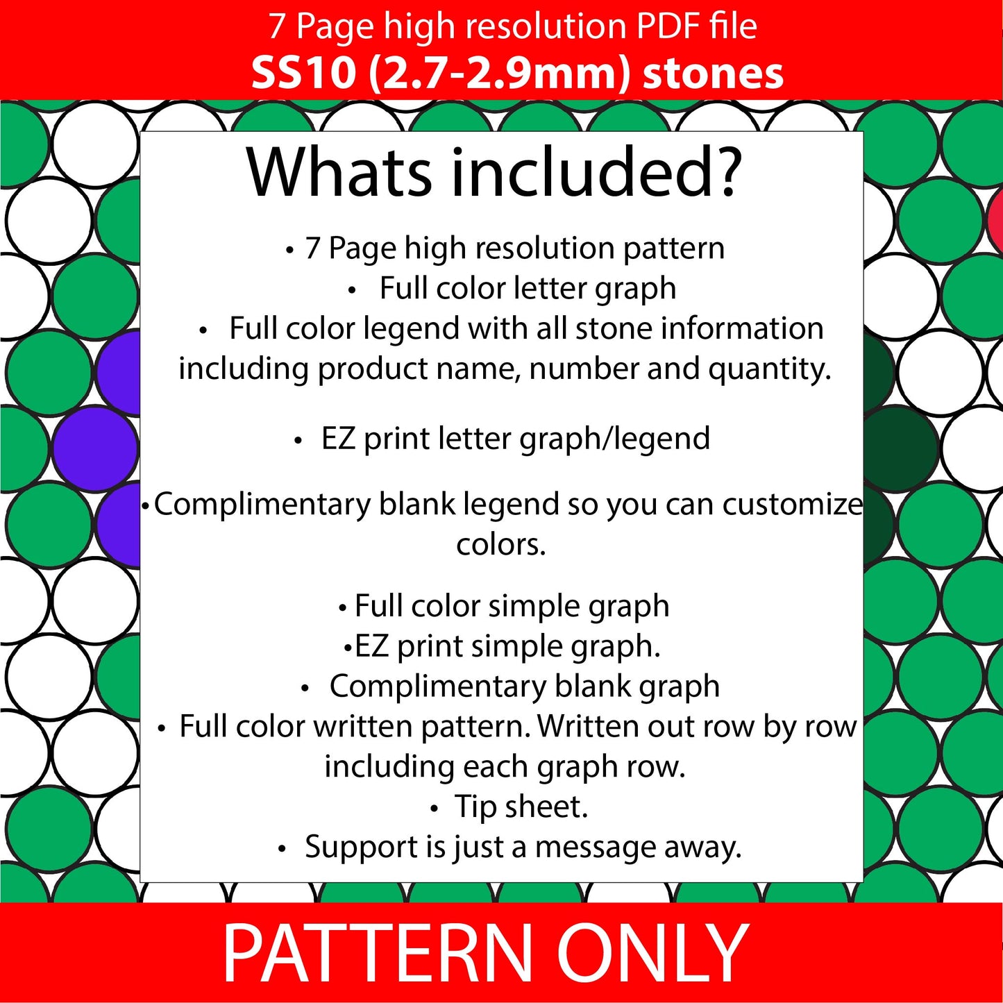 SS10 Abstract Christmas Tree bling pen graph,bling template,rhinestone pattern, bling pen wrap,PDF,full color pattern,honeycomb,christmas,dotz