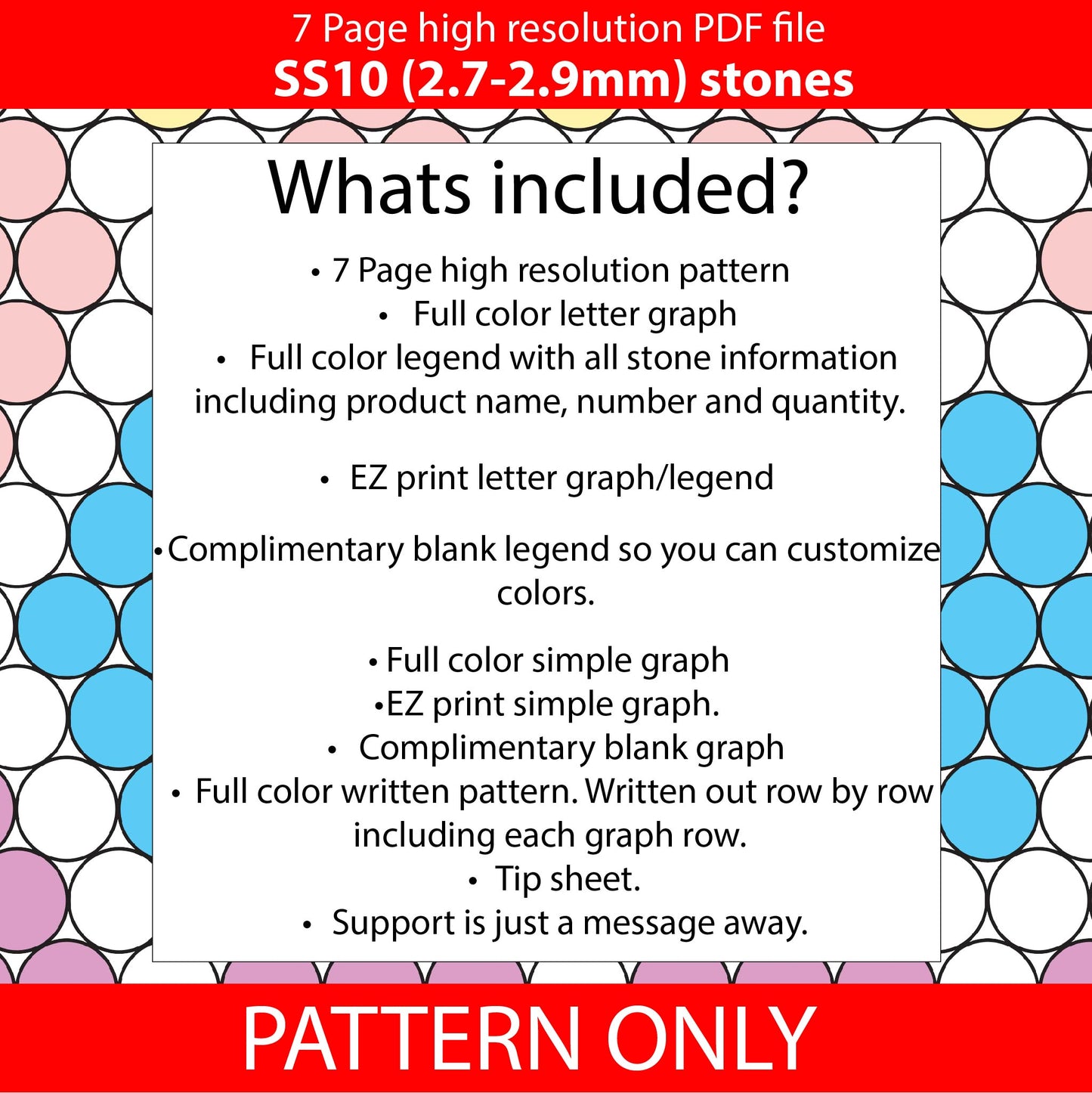 SS10 (2.7-2.9mm) Spring Pastel Argyle bling pen template,rhinestone pen pattern,bling pattern,rhinestone template,diy,dotz,honeycomb,teacher gift,gifts for her