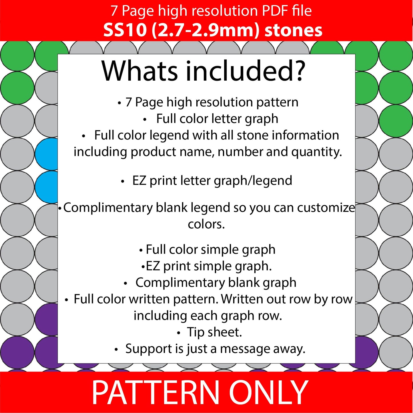 SS10 (2.7-2.9mm) Shining Rainbow Hearts bling pen,bling pen template,Rhinestone pen pattern,Graph template,Rhinestone template,diy,dotz,nightime hearts, heart bling pen, bling pen wraps, pen sublimation wraps