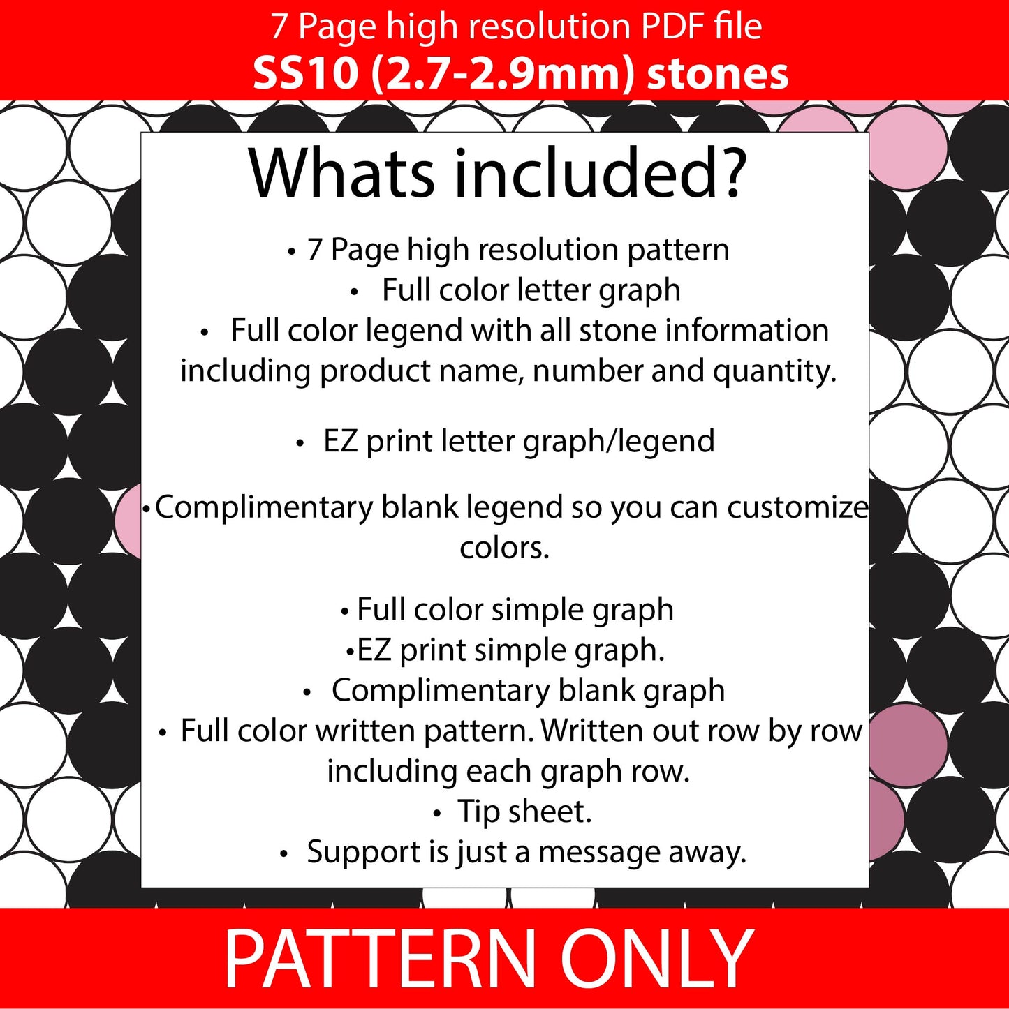 Ss10 (2.7-2.9mm) Pink Leopard Ombre bling pen template,rhinestone pen pattern, bling pattern,rhinestone template,diy,dotz,animal print tempate,leopard print