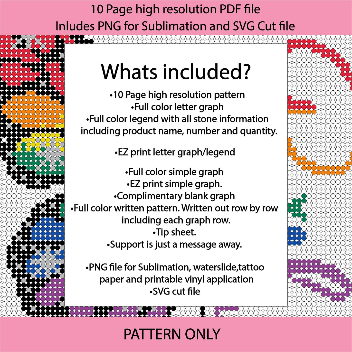 SS10 (2.7-2.9mm) Faith Rainbow Butterfly Bling Tumbler,bling pattern,tumbler graph,rhinestone tumbler,linear template,prints,diy