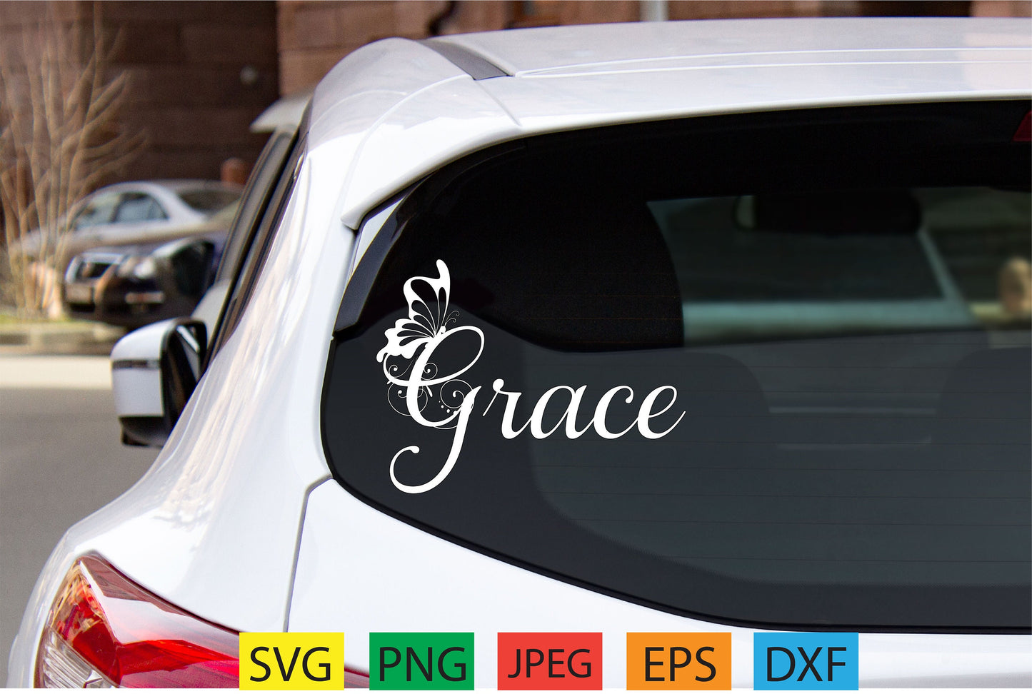 Grace, 3 pack of assorted designs version 1, svg,png,jpeg,eps,dxf, Cricut, silhouette, vinyl decals,tshirts,epoxy tumblers, script,tshirt