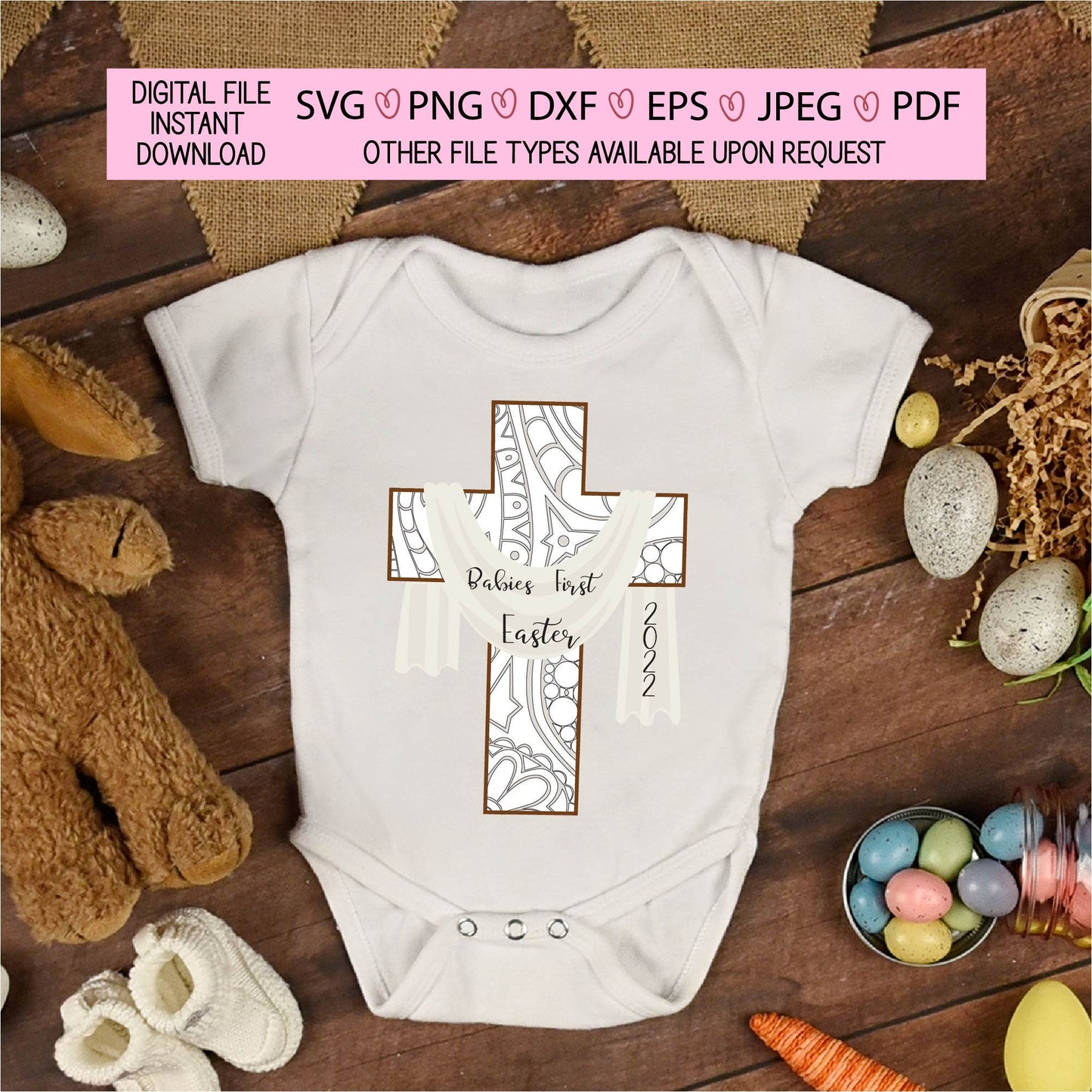 Babies first easter fabric draped mandala cross,lamb of god,Easter,religious,christian,catholic,svg,png,pdf,dxf,eps,jpeg,cricut,cut file,diy