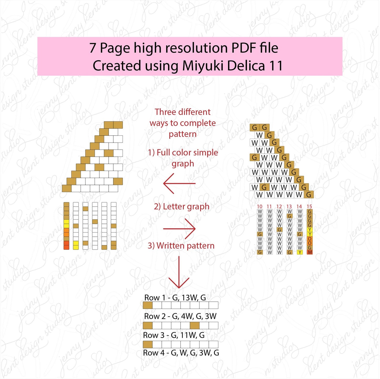 Abstract Fiery Sunset brick stitch and fringe miyuki delica short earring pattern,size 11 seed beads,square stitch,pattern,diy,template