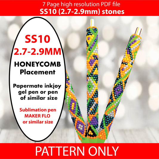 SS10 80's Abstract Halloween bling pen,bling pen template,Rhinestone pen pattern,Graph template,Rhinestone template,diy,dotz,spooky,scary,grave