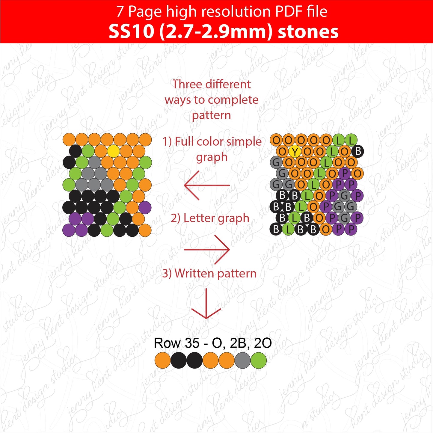 SS10 80's Abstract Halloween bling pen,bling pen template,Rhinestone pen pattern,Graph template,Rhinestone template,diy,dotz,spooky,scary,grave