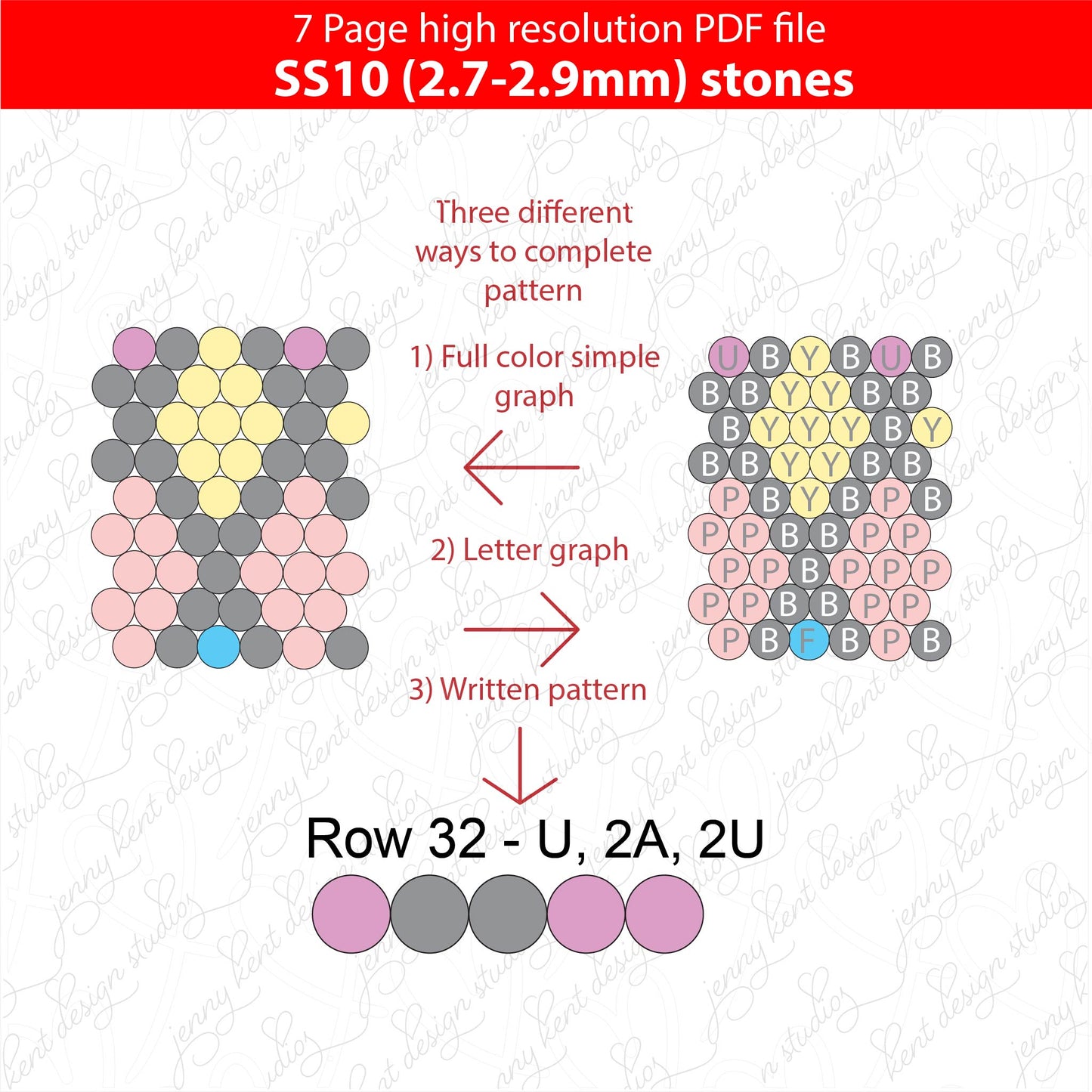 SS10 (2.7-2.9mm) Shiny Spring Argyle bling pen template,rhinestone pen pattern,bling pattern,rhinestone template,honeycomb,teacher gift,gifts for her