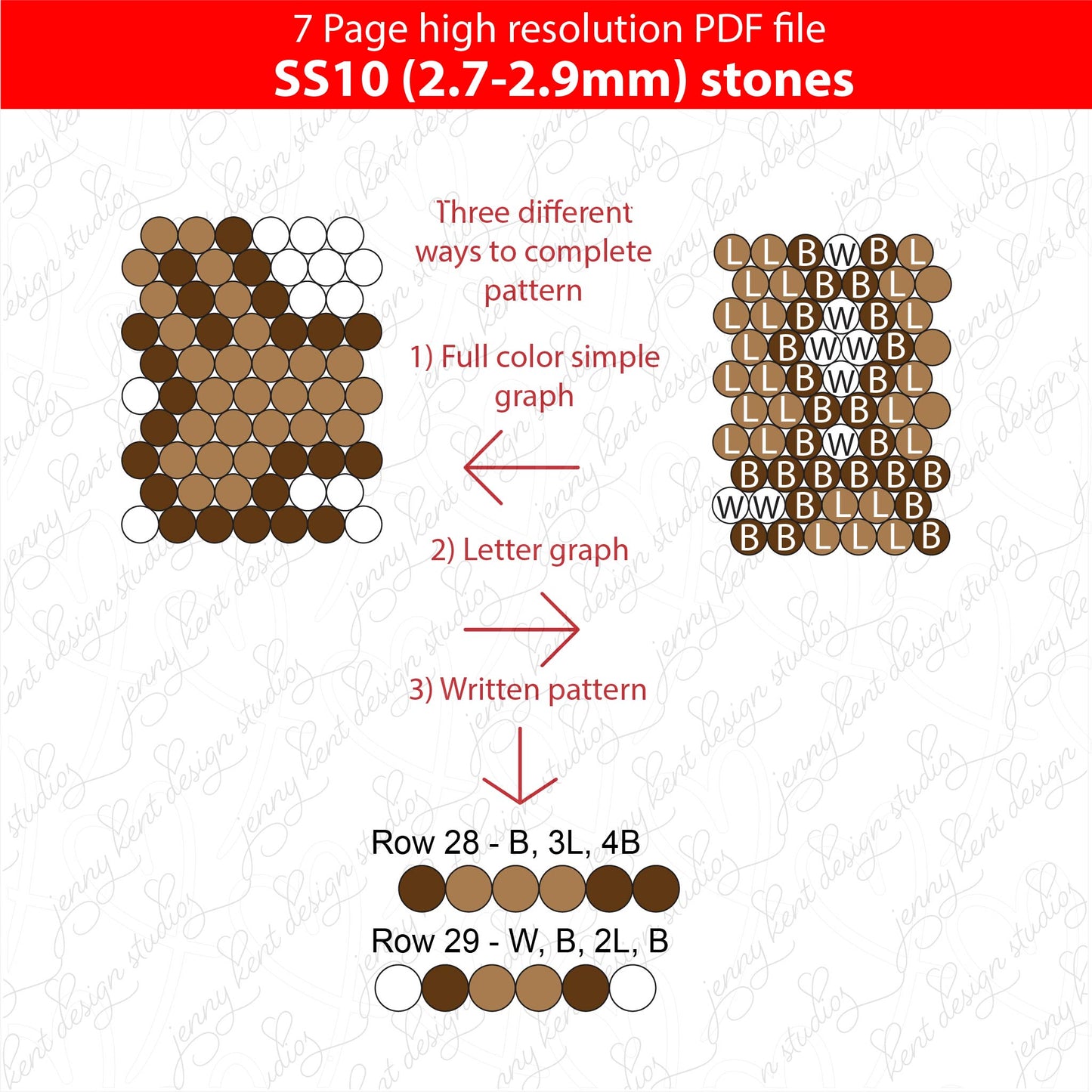 SS10 (2.7-2.9mm) Doggie Cookie bling pen graph,rhinestone pen pattern,bling pattern,rhinestone template,diy,honeycomb template,dog bone,pet treats,puppy