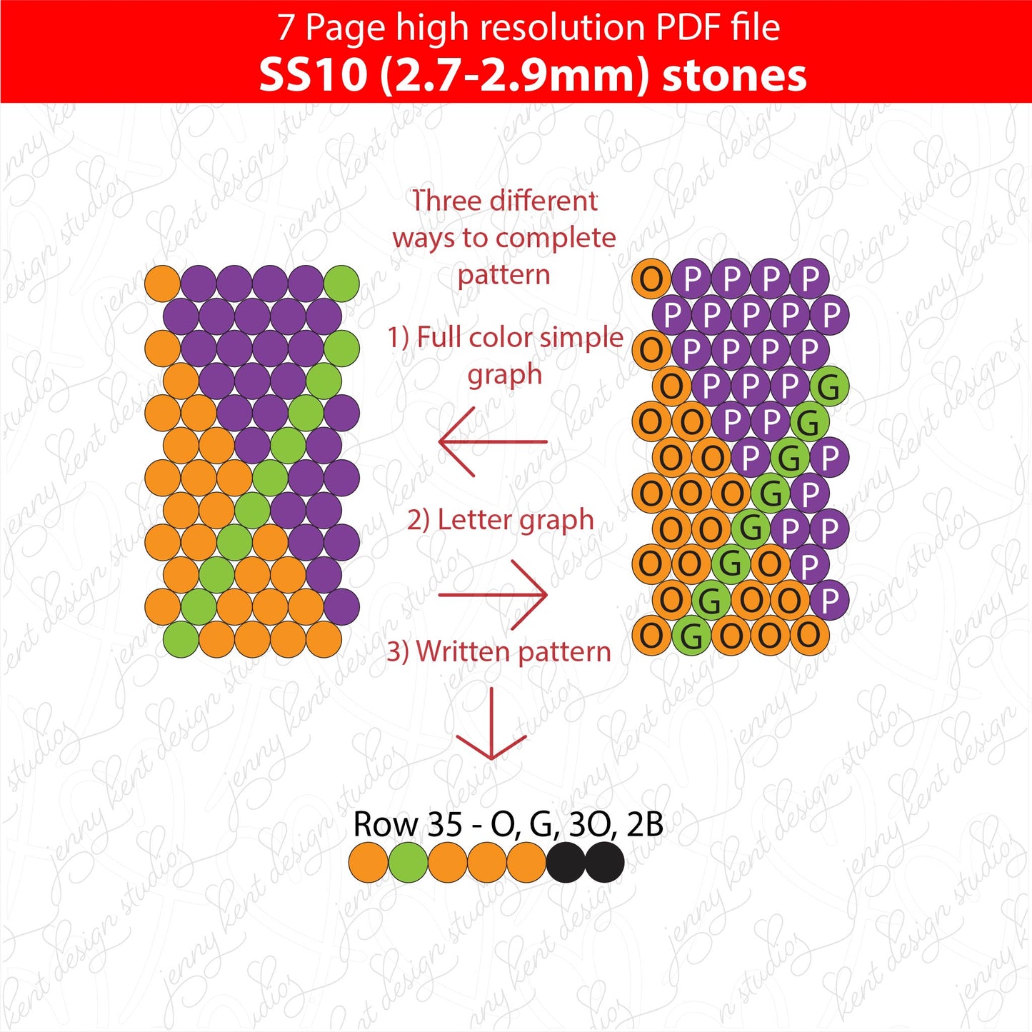 SS10 (2.7-2.9mm) Argyle Halloween bling pen,bling pen template,Rhinestone pen pattern,Graph template,Rhinestone template,diy,dotz,halloween,spooky diamonds