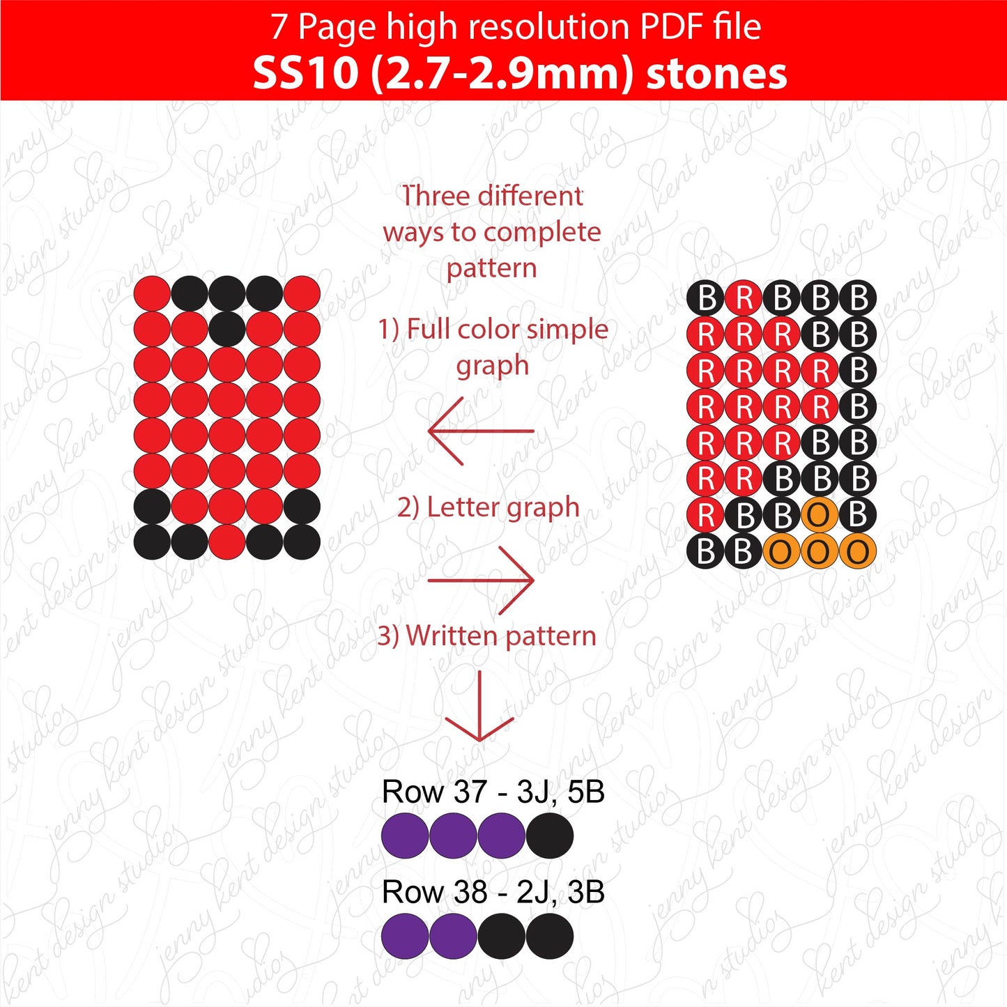 SS10 (2.7-2.9mm) Midnight Rainbow Hearts bling pen,bling pen template,Rhinestone pen pattern,Graph template,Rhinestone template,diy,dotz,nightime hearts, heart bling pen, bling pen wraps, pen sublimation wraps (Copy)