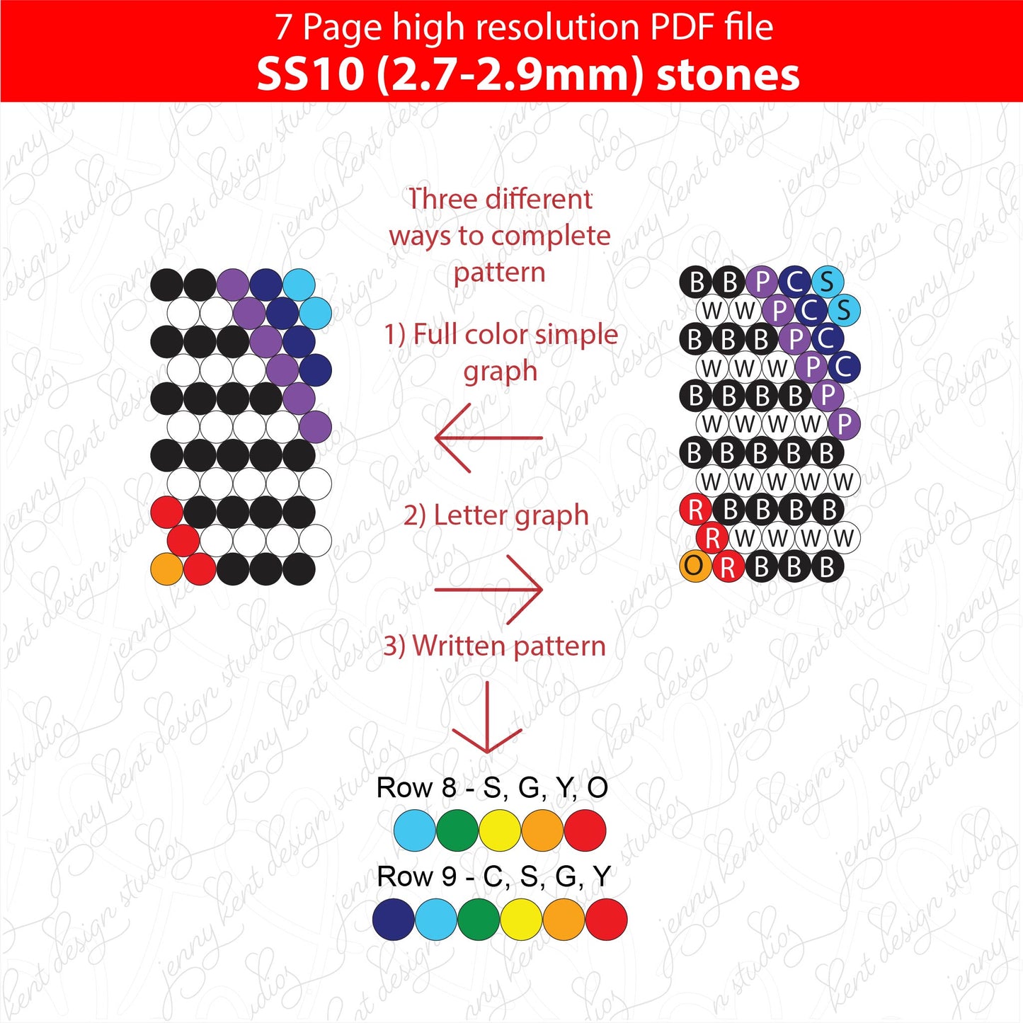 SS10 (2.7-2.9mm) Black and White Rainbow Twist bling pen,bling pen template,Rhinestone pen pattern,Graph template,Rhinestone template,diy,dotz,nightime hearts, heart bling pen, bling pen wraps, pen sublimation wraps