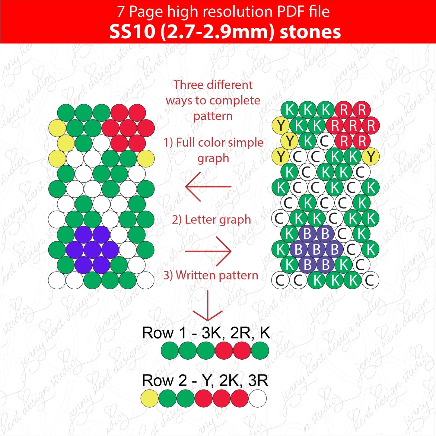 SS10 Abstract Christmas Tree bling pen graph,bling template,rhinestone pattern, bling pen wrap,PDF,full color pattern,honeycomb,christmas,dotz