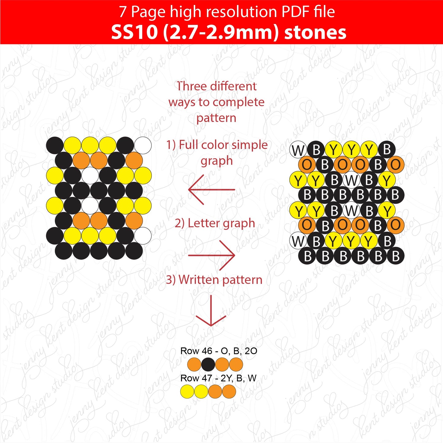 SS10 (2.7-2.9mm) Mini Candy Corn bling pen,bling pen template,Rhinestone pen pattern,Graph template,Rhinestone template,diy,dotz,halloween,spooky diamonds, candy wraps, itty bitty candy