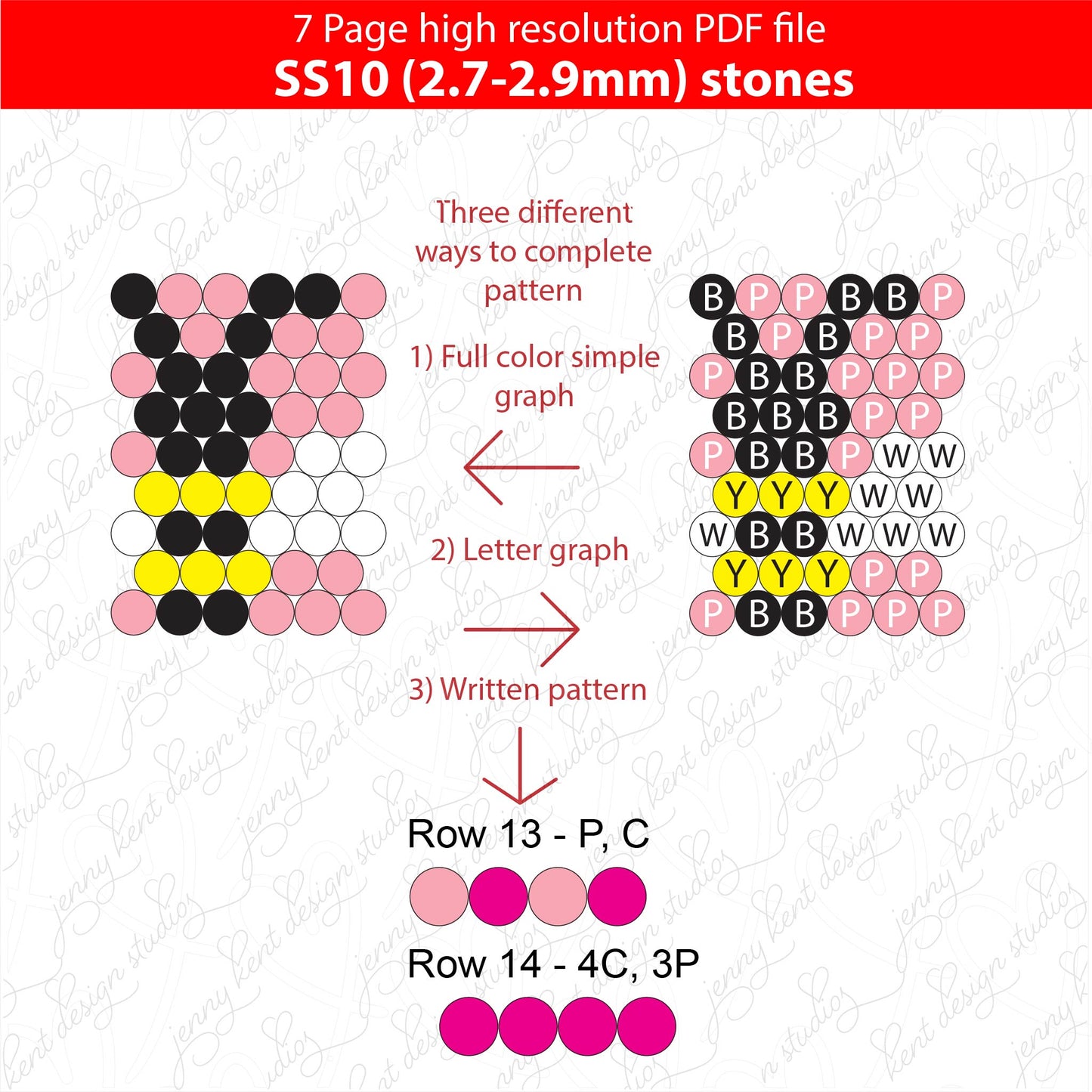 SS10 (2.7-2.9mm) Abstract Dusty Pink Bees bling pen template,rhinestone pen pattern,rhinestone template,diy,dotz,honeycomb,Bumblebees,honeybee template,bees