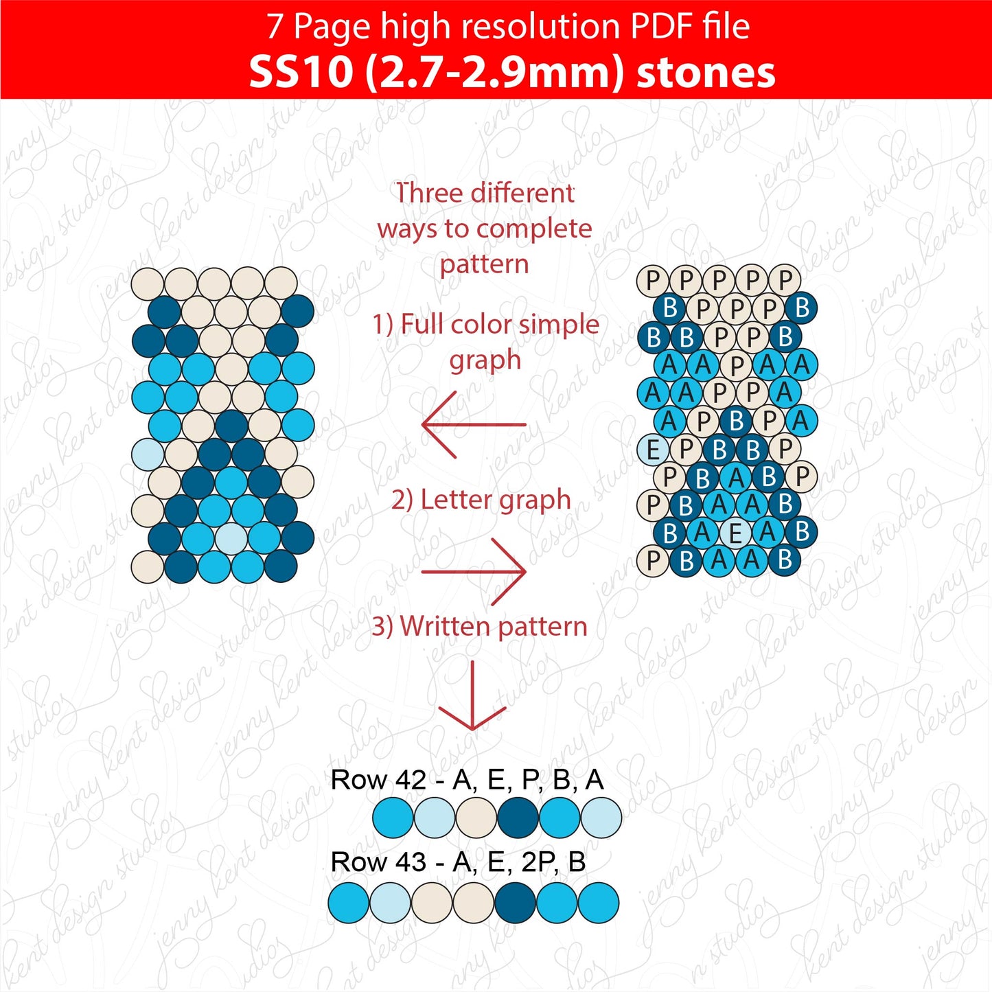 SS10 (2.7-2.9mm) Blue Heart Melt bling pen template,rhinestone pen pattern,bling pattern,rhinestone template,diy,dotz,abstract hearts pattern,honeycomb,blue