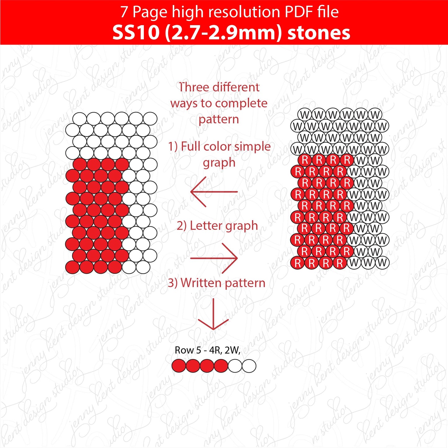 SS10 (2.7-2.9mm) Santa Claus belt Bling Pen graph,bling template,rhinestone pattern,ink joy wrap,PDF,full color pattern,honeycomb,santa,merry christmas,gift